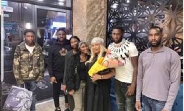 Marcus is pictured with his family who have been battling to get the teenager released