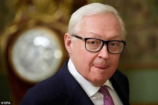 Sergei Ryabkov (pictured), Russia's deputy foreign minister, claimed that Assad was transported to Moscow 'in the safest way possible' at the weekend