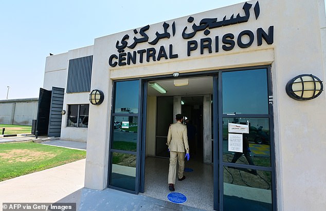 Pictured is the high-security al-Awir Central Prison where Fakana will serve his sentence. The jail houses some of Dubai's worst offenders, including murderer, terrorists and rapists