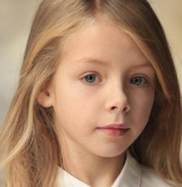 Images show her dressed in smart uniforms during her childhood