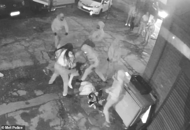 This is the ¿sickening¿ moment that a teenage mob attacked and stabbed a transgender girl nine times for lying about her gender identity before she performed a sex act on a boy