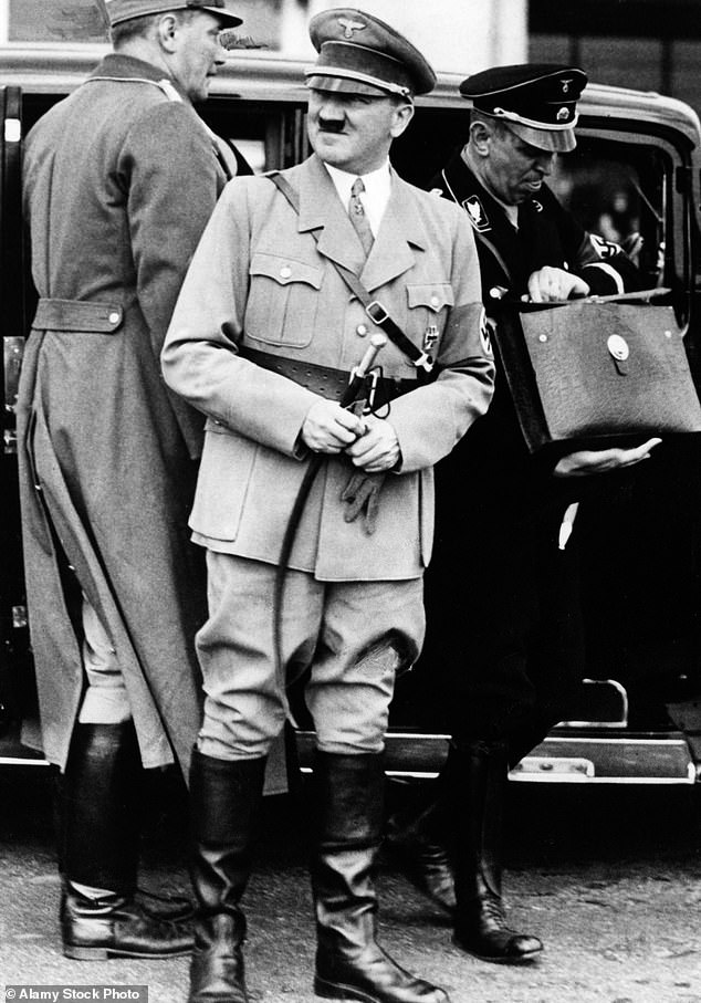 By this point, Hitler is receiving several hundred love letters a day from female fans, who often become hysterical when they see him