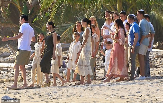 Jared's parents, Charles and Seryl Kushner, his brother, Joshua Kushner, and Joshua's wife, Karlie Kloss, were all there