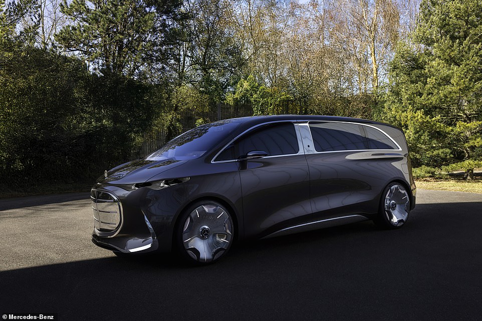 The German brand has dubbed the Vision V a new 'benchmark' for VIP travel from its next generation of battery-powered vehicles arriving in 2026