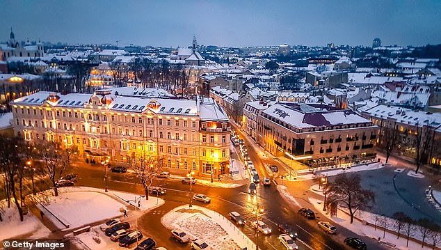 Lithuania's capital Vilnius presented Wednesday an evacuation plan in case of war (File image of the city)