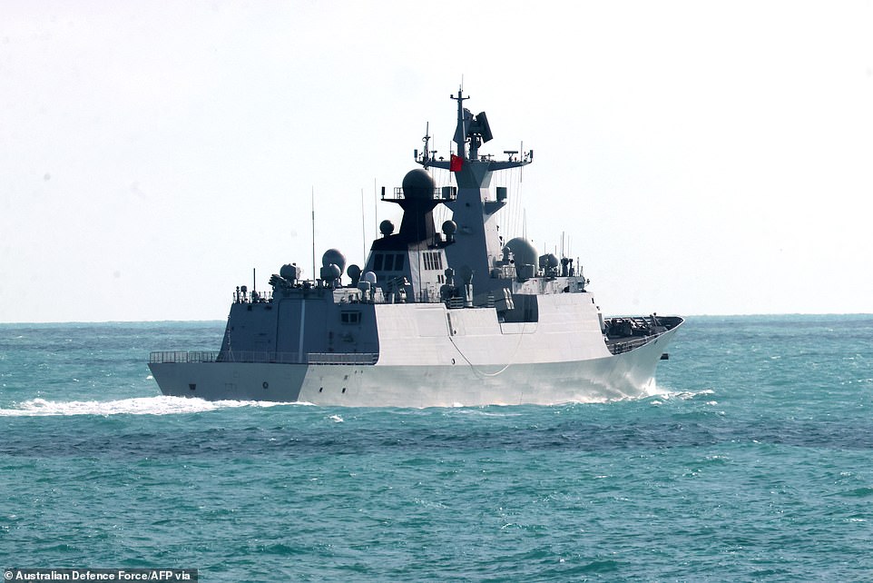 The Chinese president's message came after the People's Liberation Army Navy left the previous Labor government red-faced earlier this year, conducting a circumnavigation of Australia and live drills. In February - two months before Mr Albanese's election campaign got under way - Chinese warships held live-fire exercises 640 kilometers off the New South Wales coast, forcing 49 commercial flights between Australia and New Zealand to change course.