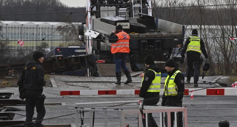 A fast train and a truck collide in eastern Czech Republic, killing 1 and injuring 19 people