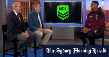American stumped by NRL mascot
