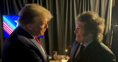 Argentina’s Milei meets Trump after hosting Biden officials
