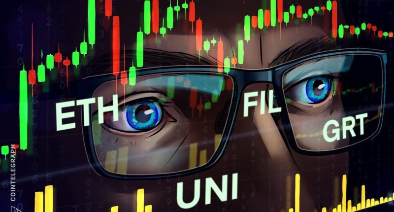 ETH, UNI, FIL and GRT turn bullish as Bitcoin price hovers above $51K