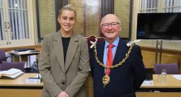 Alessia Russo is awarded the Freedom of Maidstone for her achievements with the Lionesses... as the England star reveals plan to 'continue inspiring next generation'