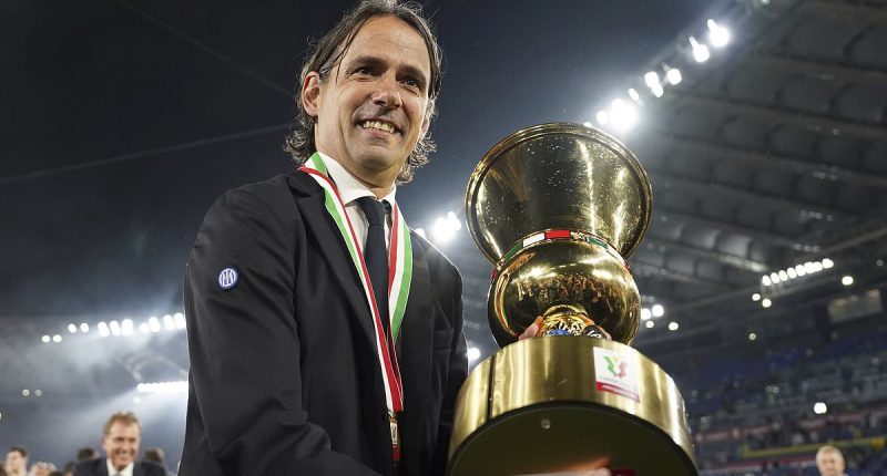 Barcelona are 'interested in appointing Simone Inzaghi to replace Xavi'... and could 'rival Man United and two OTHER Premier League clubs for the Inter Milan manager's signature'