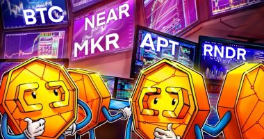 Bitcoin price consolidation preps NEAR, APT, RNDR and MKR for more upside