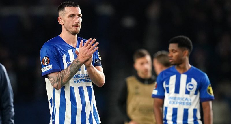 Brighton 1-0 Roma (agg 1-4): Seagulls fail to pull off miracle comeback after Danny Welbeck's first-half strike at the Amex... as Roberto De Zerbi's side crash out of Europe at the round of 16