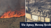 Building destroyed as Perth Hills fire uncontrolled