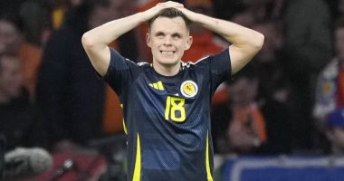 CALUM CROWE: Lawrence Shankland still has plenty to offer Scotland despite missing golden chance in 4-0 drubbing by the Netherlands - don't write off Hearts forward for Euro 2024