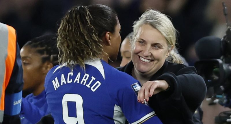 Chelsea boss Emma Hayes insists she won't throw Arsenal's kitman 'under the bus' because he will be 'feeling c**p' after sock gaffe... as Gunners manager Jonas Eidevall refuses to use kit farce as an 'excuse' for WSL defeat