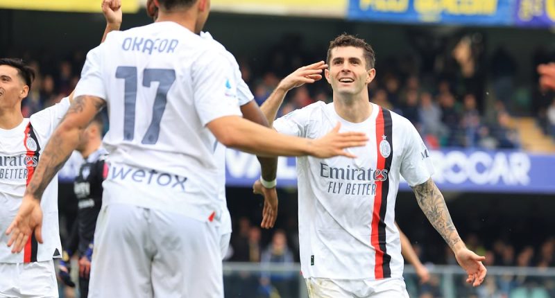 Christian Pulisic scores for the FOURTH straight game for AC Milan... heading to United States men's national team duty in the form of his life
