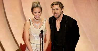 Emily Blunt, Ryan Gosling Keep Barbenheimer Alive With Oscars Rivalry
