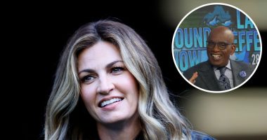 Erin Andrews Runs Across Today Stage to Join Al Roker’s Forecast
