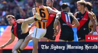 Essendon Bombers v Hawthorn Hawks; GWS Giants v North Melbourne Kangaroos; Geelong Cats v St Kilda Saints; Gold Coast Suns v Adelaide Crows scores, results, fixtures, teams, tips, games, how to watch