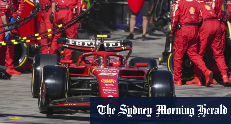 Ferrari, Carlos Sainz win Australian Formula 1 Grand Prix after Red Bull’s Max Verstappen eliminated on fourth lap