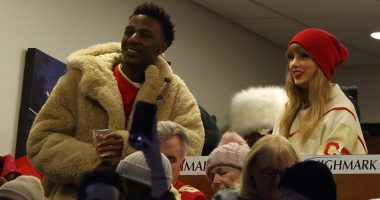 Jerrod Carmichael on Going to Chiefs Games With Taylor Swift