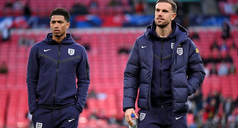 Jude Bellingham reveals how Jordan Henderson is a 'role model' to him in England's team... and that he is 'learning from the pain' of experienced players after tournament heartbreaks