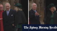 King attends Easter Sunday service amid cancer treatment