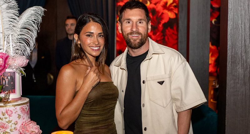 Lionel Messi throws party for wife Antonela Roccuzzo as the couple celebrate her birthday at a lavish Japanese steakhouse after his brace in 5-0 win vs Orlando City