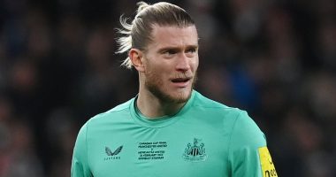 Lloris Karius' Italian TV presenter fiancee tells him to LEAVE 'very inconvenient' Newcastle, where there are 'no direct flights to Milan, Paris or Amsterdam', to play in Italy after she gave birth to his daughter