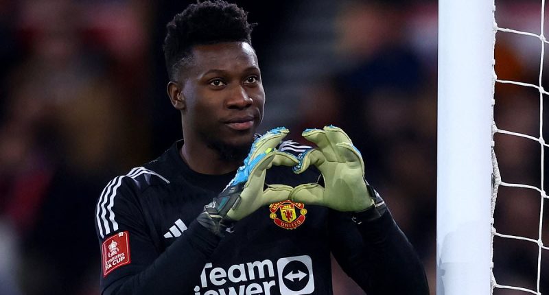 MANCHESTER UNITED PLAYER RATINGS: Andre Onana is growing in stature in goal, but Sofyan Amrabat's uncomfortable displays at left back mean he must NOT play there against Man City - as Red Devils beat Nottingham Forest 1-0 in FA Cup tie