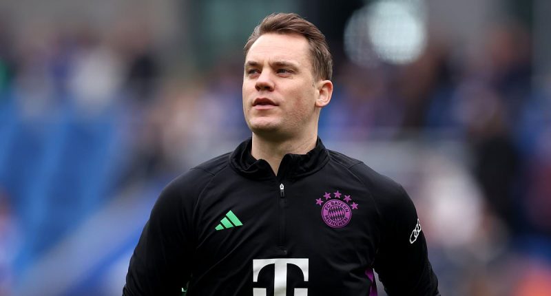 Manuel Neuer faces race to be fit for Bayern Munich's Champions League clash with Arsenal after adductor injury forces veteran goalkeeper out of Germany squad