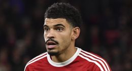 Morgan Gibbs-White blasts officials - in a now-deleted post - for allowing Man United's winner to stand against Nottingham Forest... as he likens Casemiro's header to Virgil van Dijk's offside strike in Carabao Cup final