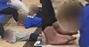 Outrage over video of Oklahoma school students licking toes