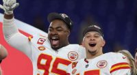 Patrick Mahomes reacted to Chris Jones new contract extension with Chiefs.