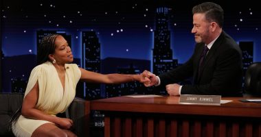 Regina King, Jimmy Kimmel Have Teary Moment After Her Son's Death