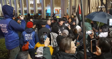 Ritzy Biden fundraiser in NYC interrupted multiple times by Pro-Palestinian protesters: ‘Blood on your hands’