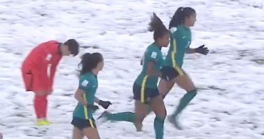 Soccer tournament bosses are accused of sexism for forcing Young Matildas to play in ankle-deep snow: 'It wouldn't happen in male football'