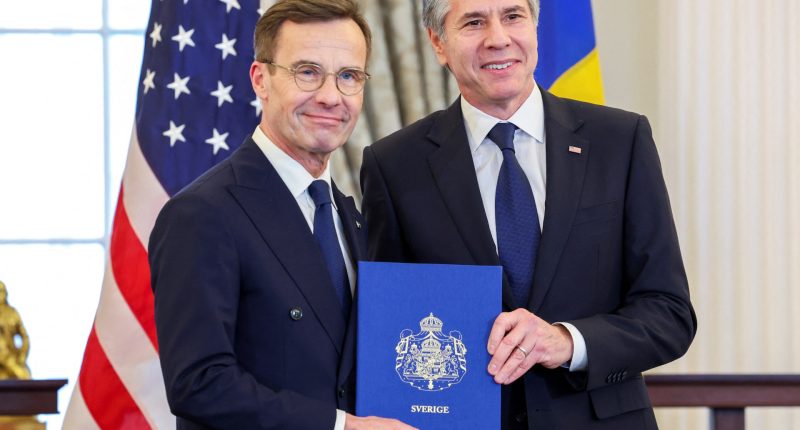 Sweden officially joins NATO alliance, ending decades of neutrality | NATO News