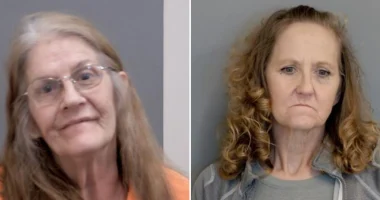 Two Ohio women charged after driving to bank, propping up dead man in car to withdraw his money