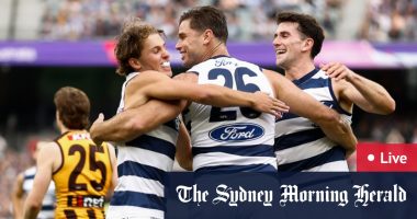 AFL 2024 round three LIVE updates: Hawks claw back margin to put Cats under pressure  in Easter Monday showdown; Major Tiger injury blow