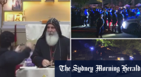 Appeals for calm after riots break out following alleged Sydney church stabbing