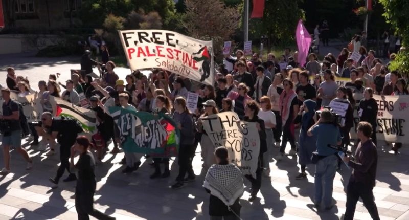 Australian students join protests for Palestine | Protests