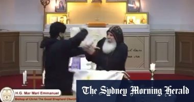 Bishop Mari Mari Emmanuel, worshippers stabbed; NSW Police arrest man