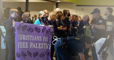 Congress cafeteria blocked by pro-Palestine activists | Israel War on Gaza