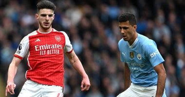 Declan Rice and Rodri have the ability to join the Premier League's pantheon of great midfield rivalries, writes SAMI MOKBEL, as the pair are forced into a stalemate in Arsenal's draw with Man City