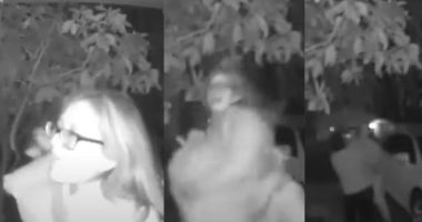 Doorbell video captures terrified woman being dragged away by kidnapper in Oregon