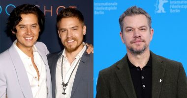 Dylan, Cole Sprouse Brushed Off Matt Damon During Suite Life Set Visit