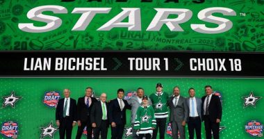 Dallas Stars brass on the NHL draft stage